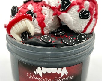 Vampire Sundae - Butter Slime - DIY- ASMR