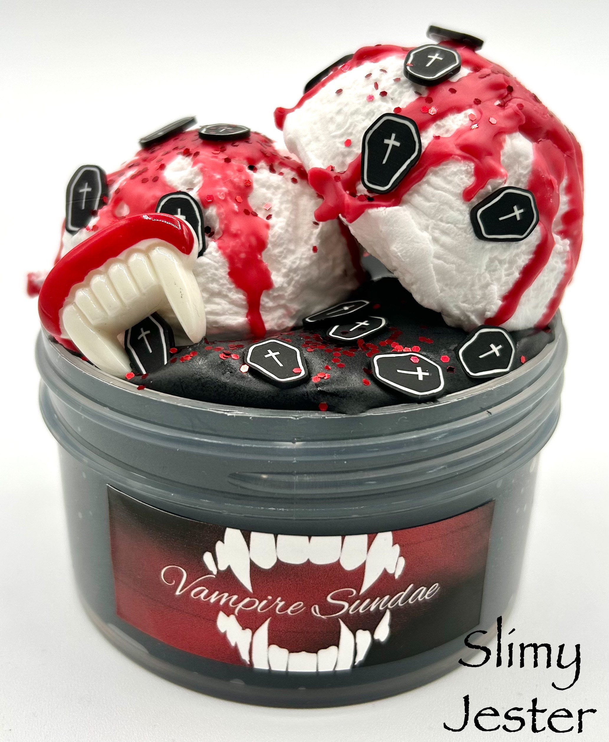 Vampire Sundae - Butter Slime - DIY- ASMR