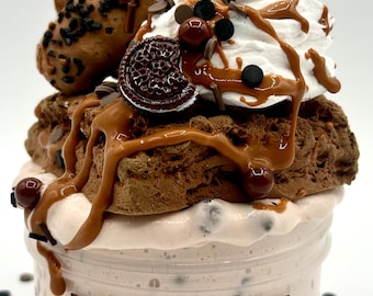 Mocha Coma Shake - Butter Slime - ASMR - DIY Clay