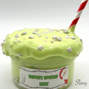 Santa’s Spoiled Milk - Butter Slime - ASMR