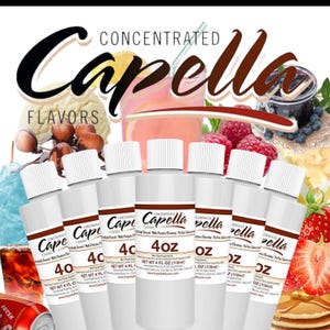 Capella Flavor Drops - 118ml / 4oz Bottle - Concentrates Concentrated Flavorings