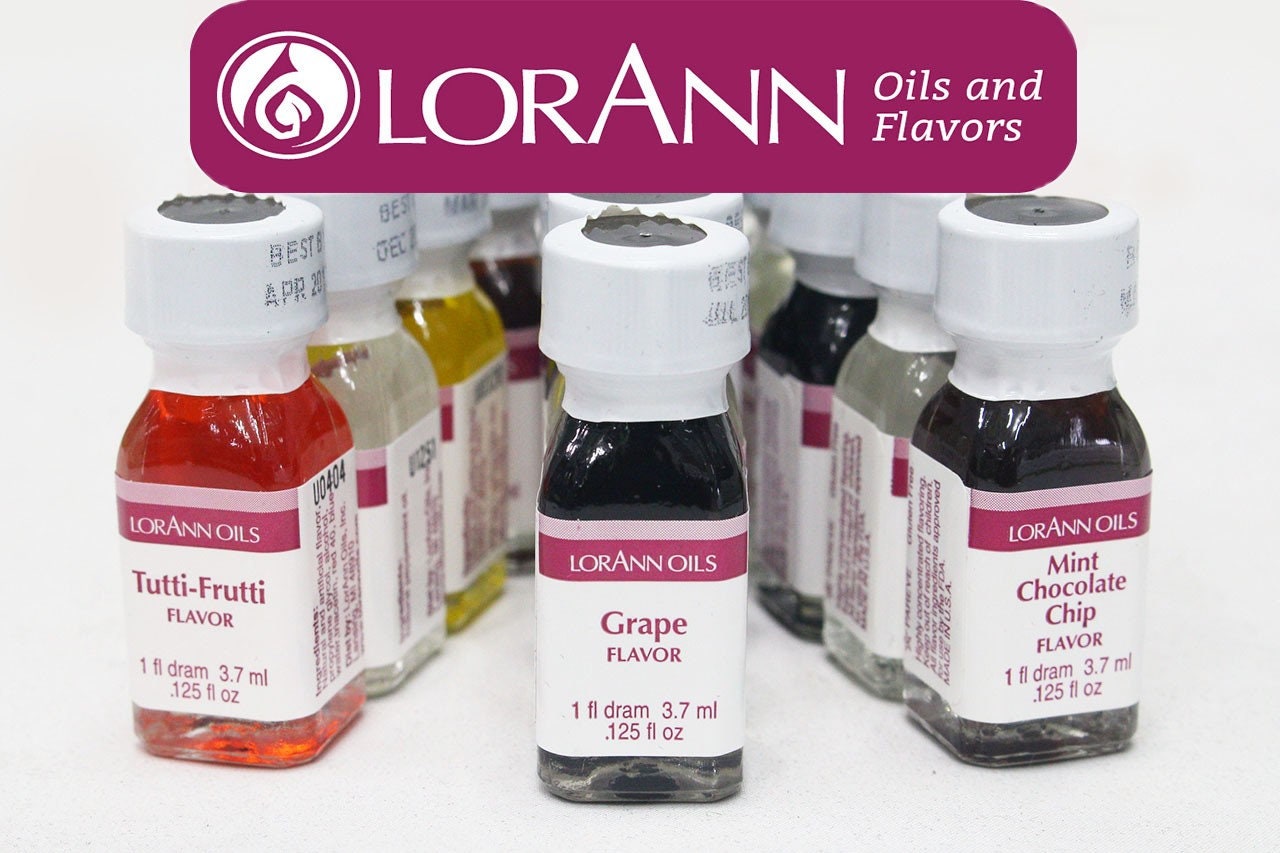 Lorann Candy Flavorings 1 Dram Size Bottles .125 Oz SUPER CONCENTRATED