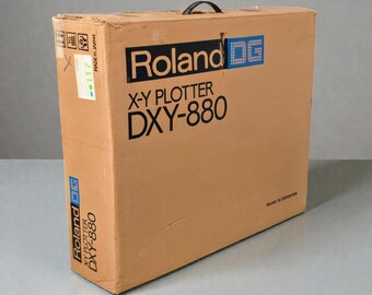 Vintage Roland DXY-880 X-Y Pen Plotter | 8-pen Auto Changer