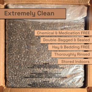 19 Lbs Rabbit Manure Rinsed No STRAW/HAY - Plus FREE Personalized Application Analysis - Fertilizer Poop Compost Pooh High Quality Organic