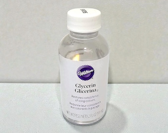Wilton Food-Grade Vegetable Glycerin - 2 fl oz / 59ml - Made In USA