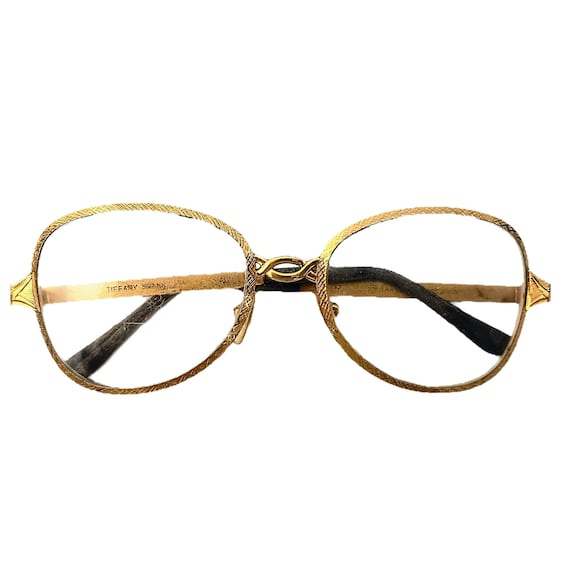 Vintage 1960 Glasses Genuine Barbudo Spain Swank Tiffany Gold