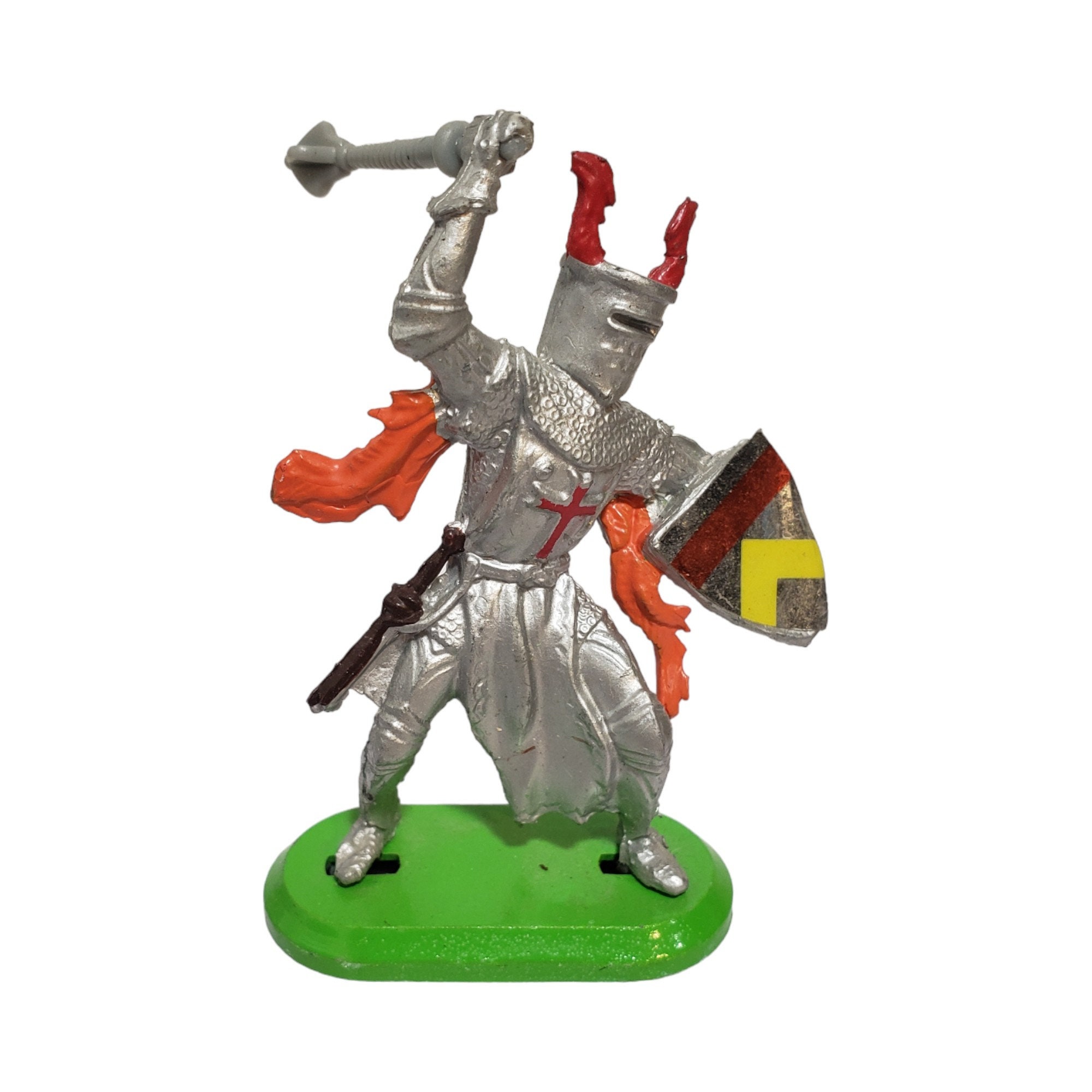 Vintage 1971 Britains Ltd Deetail Toy - Silver Knight With