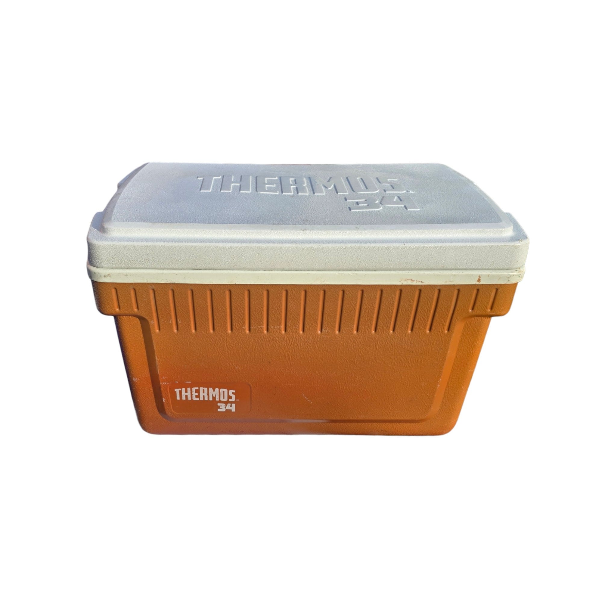 Vintage Thermos 34 Quart Cooler / Ice Chest With Lid Made in USA