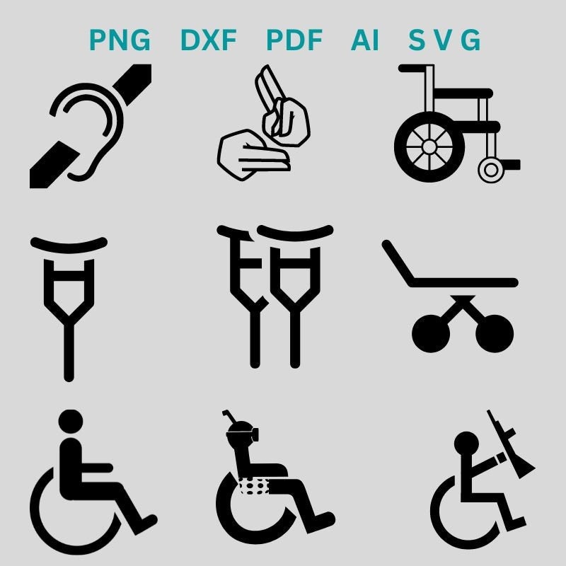 wheelchair symbol clipart
