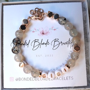 The Gigi Bracelet – Neutral Beaded Bracelet for Women