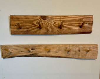 Wooden Peg Rail