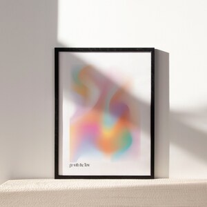 Manifest Printable Quote Poster Gradient Print Aura Poster Spiritual ...