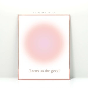 Manifest Printable Quote Poster Gradient Print Aura Poster Spiritual Wall Art Quote Print Affirmation Wall Art Aura Print DIGITAL DOWNLOAD