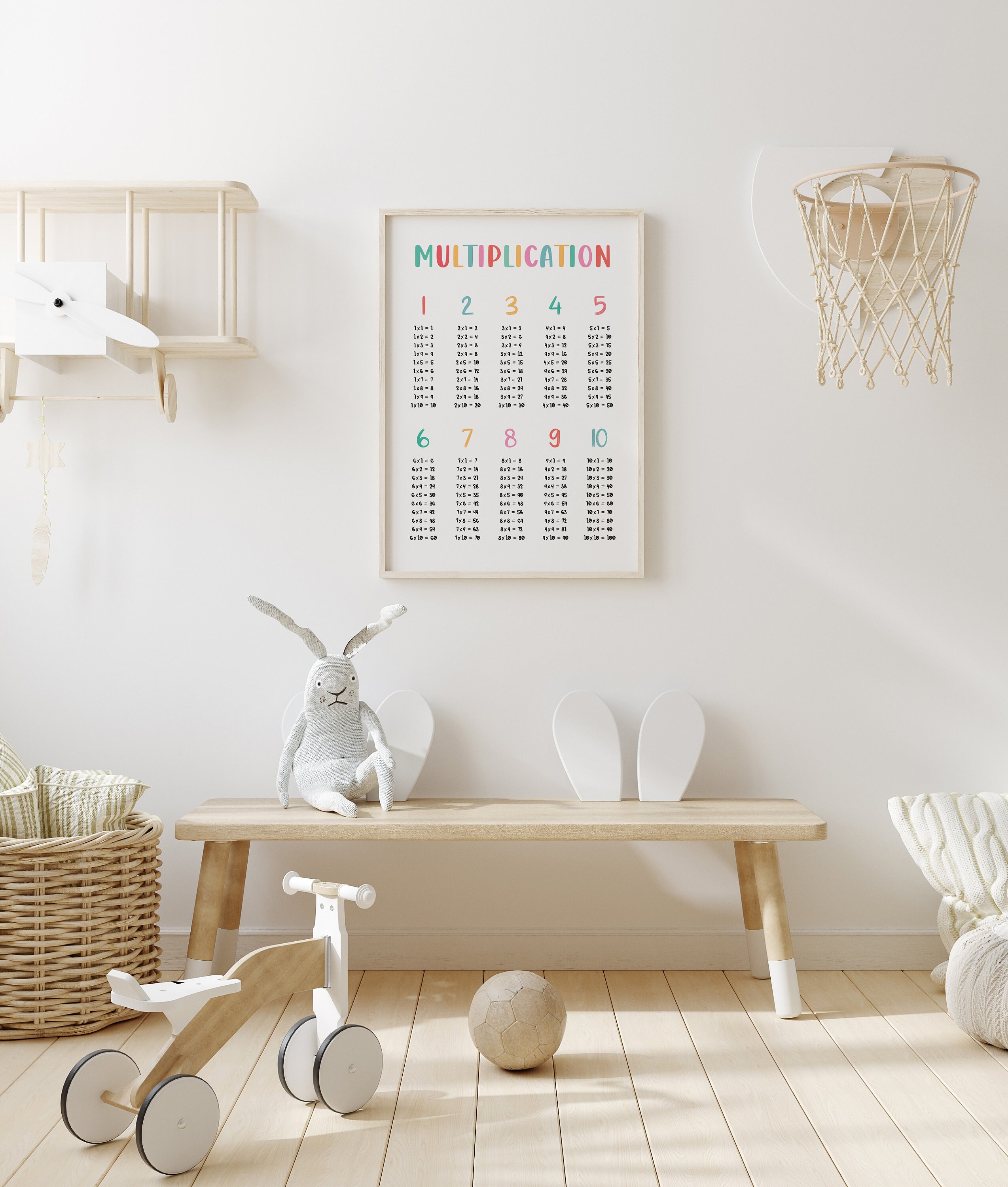 Nursery Printable Multiplication Print Homeschool Printable Maths ...