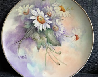 Vintage handbemalter Daisy Sammelteller