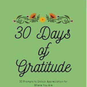 Digital Gratitude Journal, 30 Prompts to Unlock Appreciation for Where You Are, PDF download
