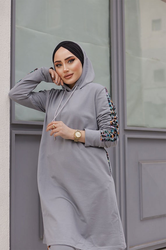 Cardigan clearance hoodie muslimah
