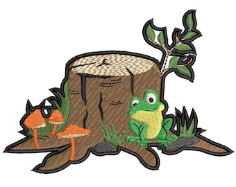 Embroidered Tree Frog Patch