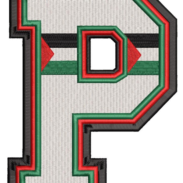 Palestine Letterman Style Patch