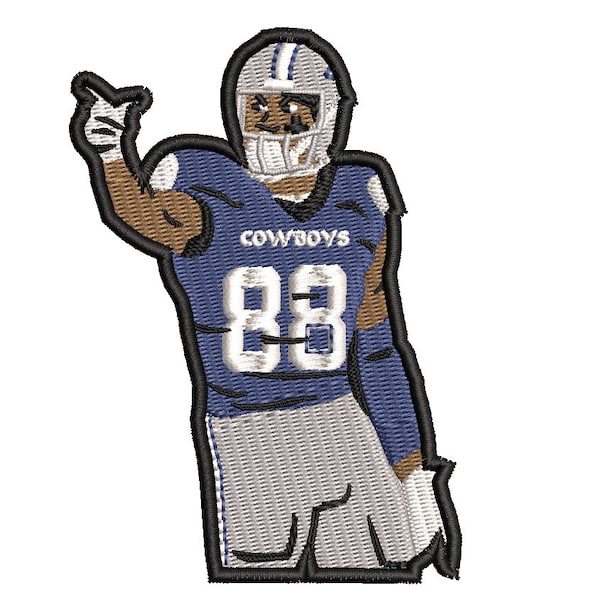 Cowboys Inspired Embroidered Patch