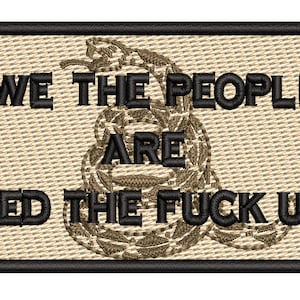 Embroidered Patriot Patch