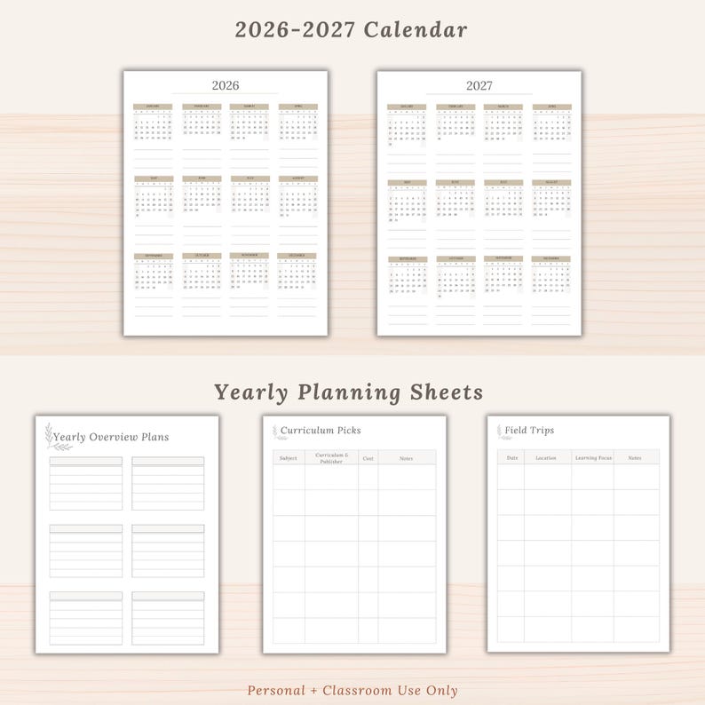 Christian Homeschool Planner Printable PDF | Faith-based Weekly ...