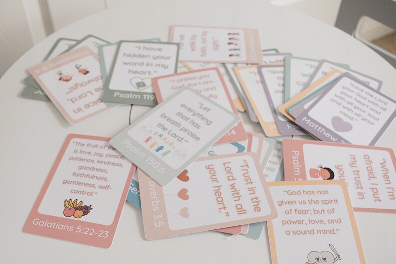 PRINTABLE Morning Basket Bible Verse Cards Scripture Etsy