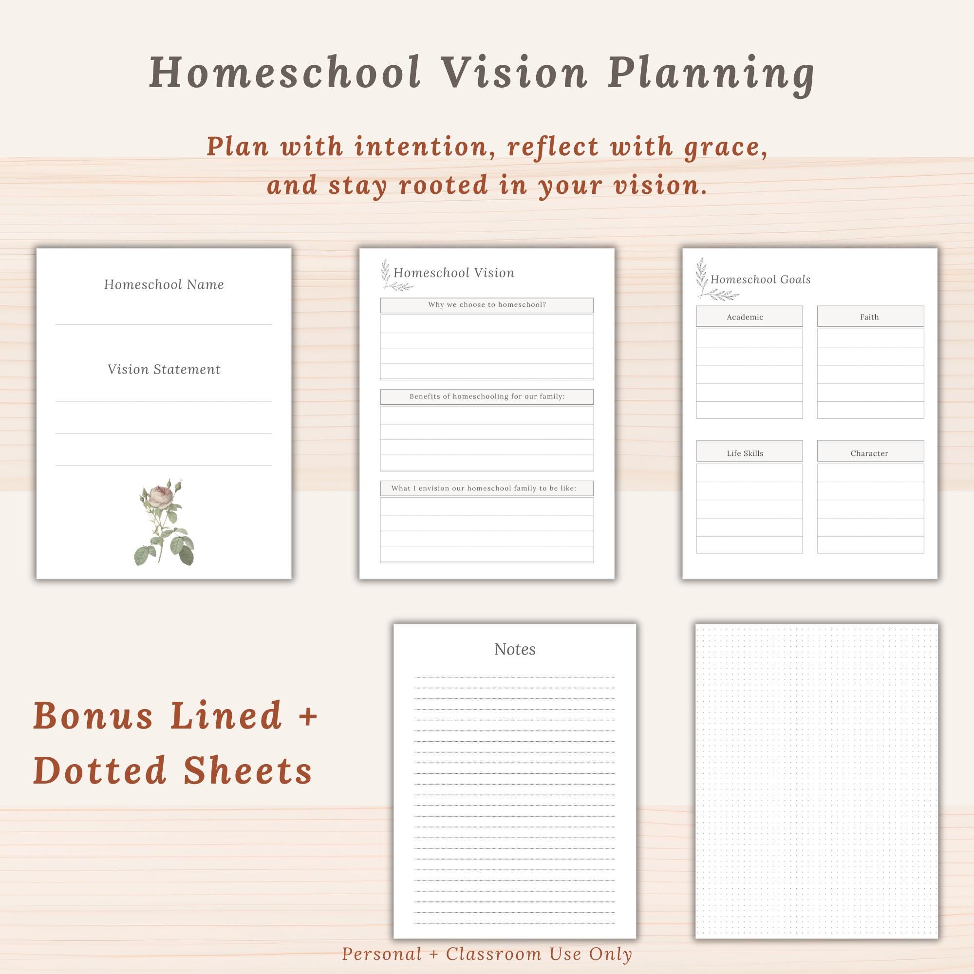 Christian Homeschool Planner Printable PDF | Faith-based Weekly ...