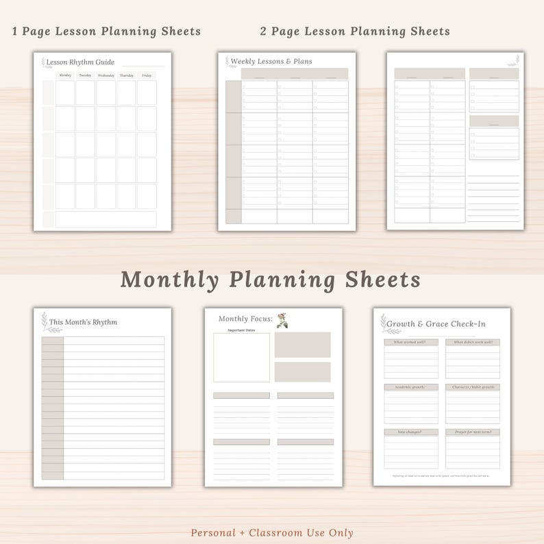 Christian Homeschool Planner Printable PDF | Faith-based Weekly ...