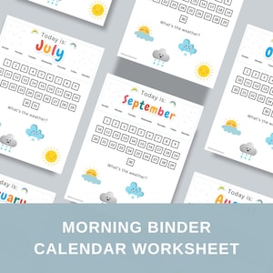May include: A printable calendar worksheet for kids featuring a colorful calendar with the month of July, a sun, a cloud with rain, and a cloud with snow. The text "Today is: July" is at the top of the calendar. The text "What's the weather?" is at the bottom of the calendar.