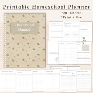 2025-2026 Christian Homeschool Planner: Faith-Based Weekly & Monthly Sheets (PDF Printable)