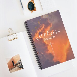 Prophetic dreamer christian notebook, christian dream notebook, Prophetic dreamer notebook, Spiral Notebook - Ruled Line