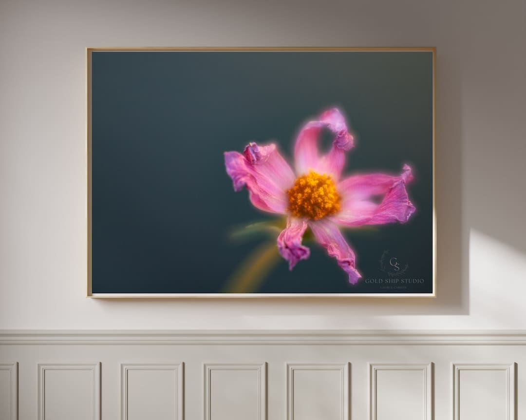 Pink Flower Art Print Digital Download - Etsy