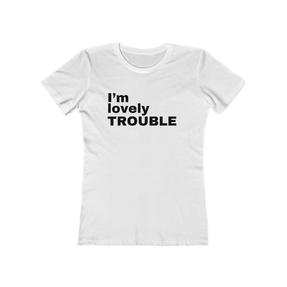 素敵なトラブルTシャツ IVE ダイブへのギフト I'm lovely TROUBLE