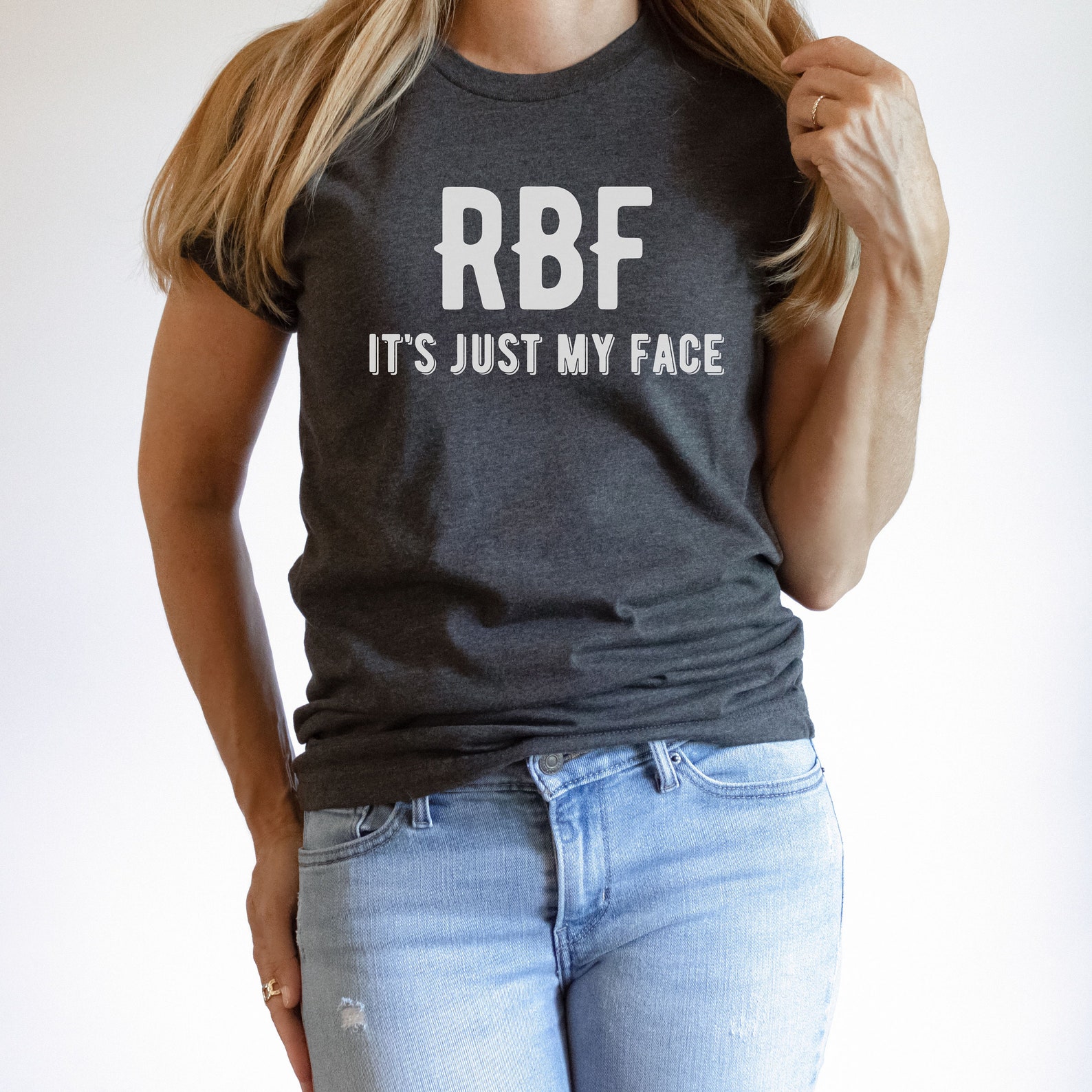 Resting Bitch Face Shirt RBF It's Just My Face Funny - Etsy