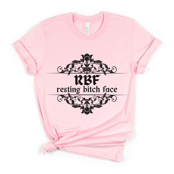 Resting Bitch Face T-Shirt Funny RBF Shirt Gift for Friend Goth Aesthetic T Shirt Gift for Her Victorian Goth Tee Gift for Best Friend