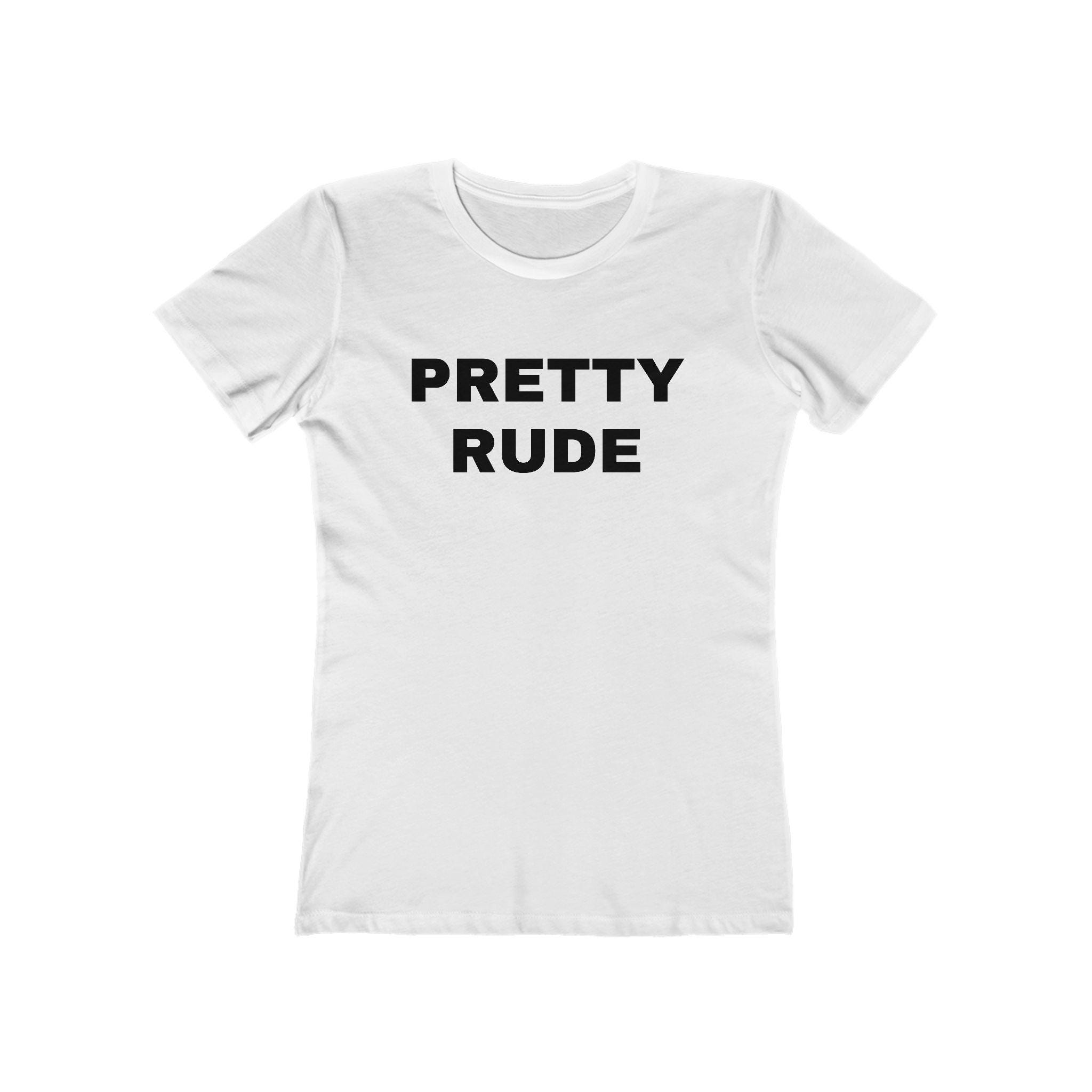 Pretty Rude IVE Gift for Dive Slim Fit Boyfriend Tee Xoxz Wonyoung