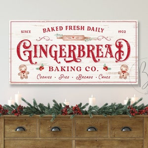 Large Christmas Wall Art, Christmas Canvas Wall Art, Holiday Wall Art, Christmas Wall Decor, Vintage Christmas Sign Farmhouse Home Decor
