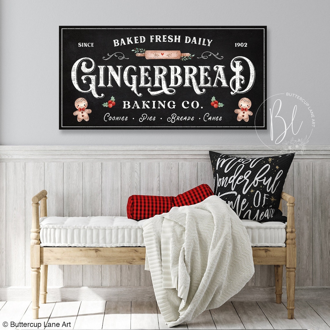 Large Christmas Wall Art Christmas Canvas Art Holiday Wall Etsy