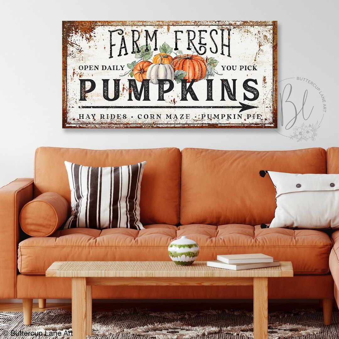 Canvas Fall Wall Art Fall Canvas Wall Art Autumn Wall Decor Etsy