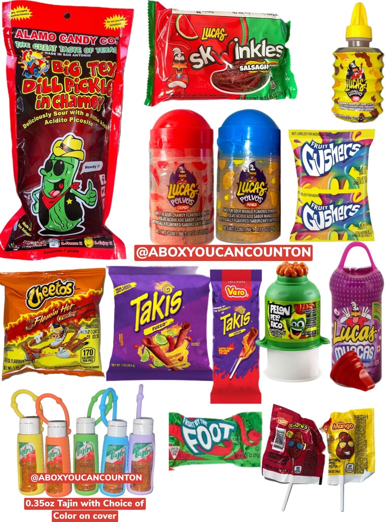 Chamoy Pickle Kit I Want It All Package Takis Tajin Etsy