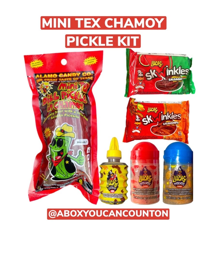 Chamoy Pickle Kit MINI TEX PICKLE Chamoy Pickle Kits zoals