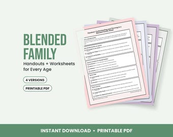 Blended Family Worksheet and Handout