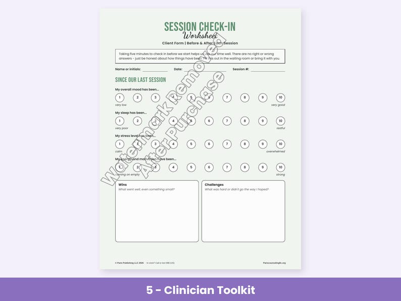 Complete Therapy Worksheet Bundle, Every Paris Counseling Printable, CBT, DBT, Anxiety, Family and Clinician Forms image 6