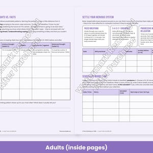 Angstbewältigungs-Arbeitsblätter für Kinder, Jugendliche und Erwachsene – Kognitive Verhaltenstherapie, Angstleiter, Sorgentagebuch Bild 7