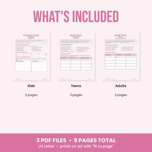Holiday Stress Worksheets for Kids, Teens & Adults - Winter Break Coping, Boundaries, Therapy Printable PDF image 8