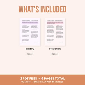 Infertility and Postpartum Handout and Prompts image 5