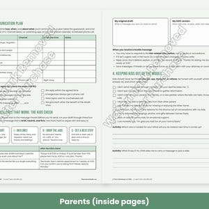 Co-Parenting Worksheets for Divorce, Two Homes Kids Activity, Teen Coping, Communication Plan, Therapy PDF image 3