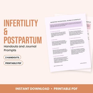 Infertility and Postpartum Handout and Prompts image 1