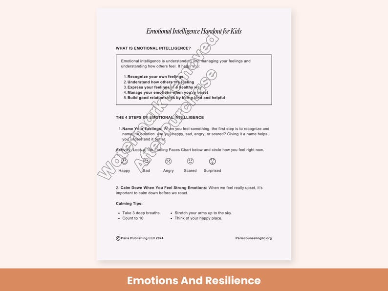 SEL-Paket für den Unterricht, Arbeitsblätter zum sozial-emotionalen Lernen, Bewältigungsrad, Resilienz und Freundschaft Bild 2
